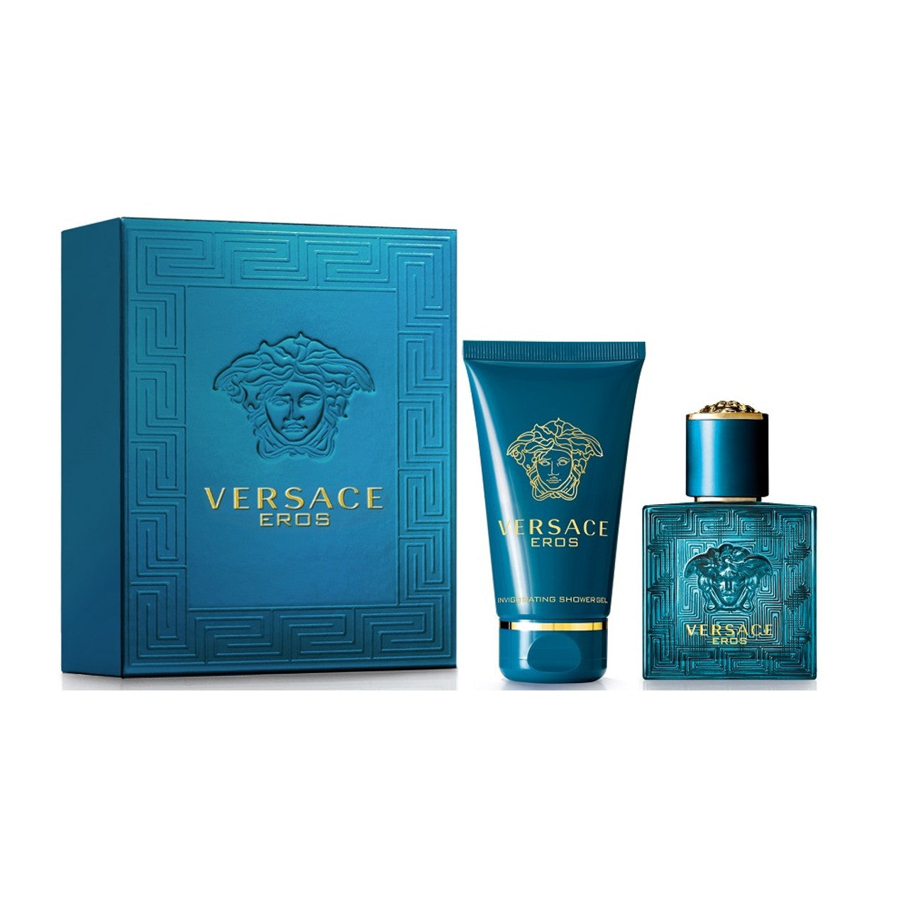 Versace Eros Kit For Men - EDT 100ml + Shower Gel 100ml