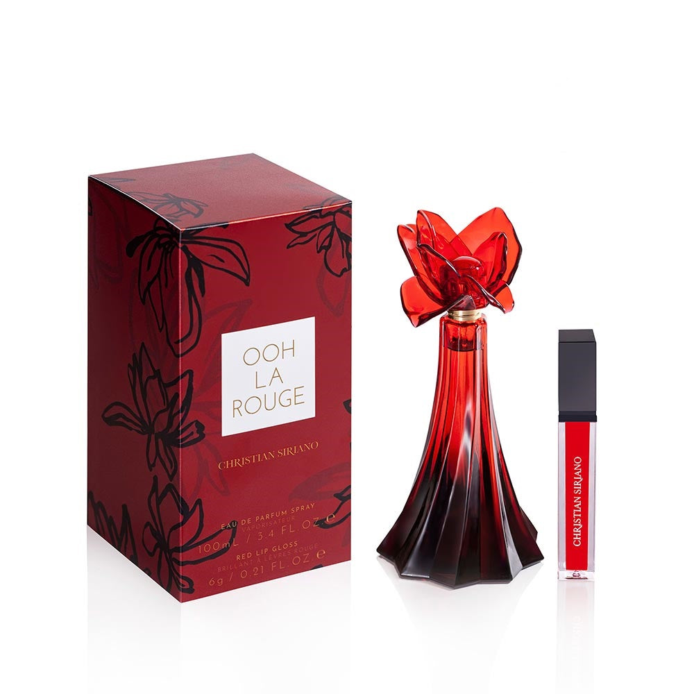 Christian Siriano Ooh La Rouge For Women EDP 100ml + Red Lip Gloss 6g