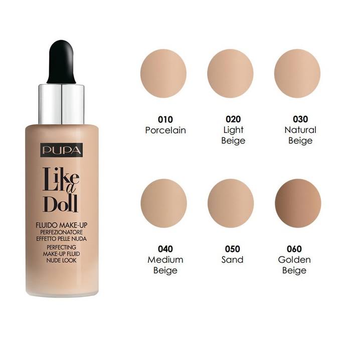 Pupa Like A Doll Make-Up Fluid SPF15 - Natural Beige - Atlas Parfums