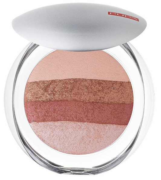 Pupa Luminys Baked All Over Illuminating Blush Powder - Stripes Rose